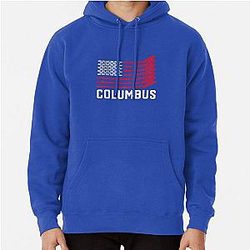 Columbus Hockey American Pullover Hoodie