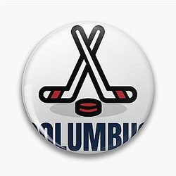 Art Columbus Blue Jackets Pin