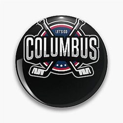 Art Columbus Blue Jackets Pin