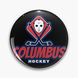 Art Columbus Blue Jackets Pin
