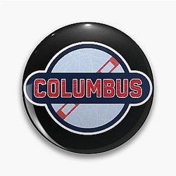 Art Columbus Blue Jackets Pin