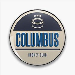 Art Columbus Blue Jackets Pin