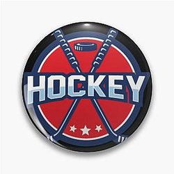 Art Columbus Blue Jackets Pin