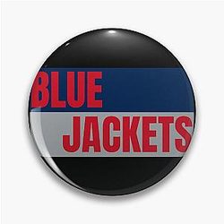 Art Columbus Blue Jackets Pin