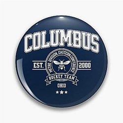 Columbus Hockey Team Design Pin