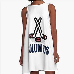Columbus Jackets A-Line Dress