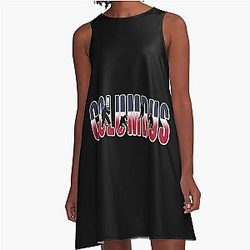 Art - Columbus Blue Jackets A-line Dress