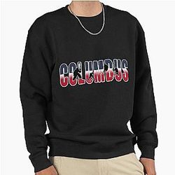 Art Columbus Blue Jackets Pullover Sweatshirt