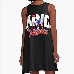 The King of Columbus A-Line Dress