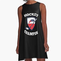 Columbus Blue Jackets A-Line Dress