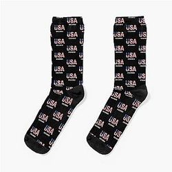 Columbus USA Flag Socks