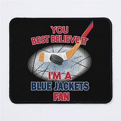 Art Columbus Blue Jackets Mouse Pad