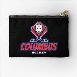 Art Columbus Blue Jackets Zipper Pouch