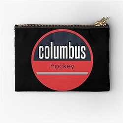 Art Columbus Blue Jackets Zipper Pouch