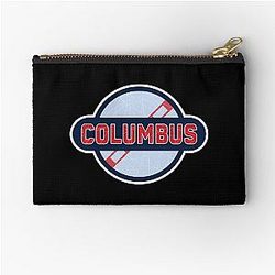 Art Columbus Blue Jackets Zipper Pouch