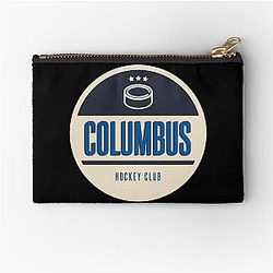Art Columbus Blue Jackets Zipper Pouch
