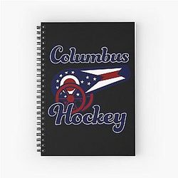 Art Columbus Blue Jackets Notebook
