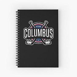 Art Columbus Blue Jackets Notebook