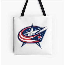 Columbus Blue All Over Tote Bag