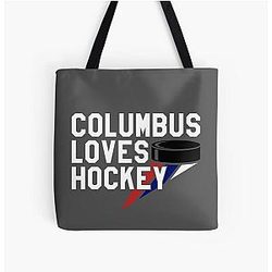 Columbus Loves Hockey Tote Bag