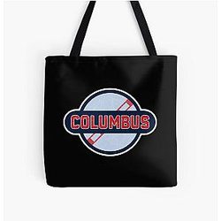 Art Columbus Blue Jackets Tote Bag