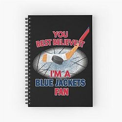 Art Columbus Blue Jackets Notebook