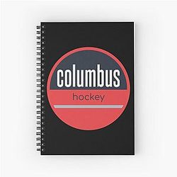 Art Columbus Blue Jackets Notebook
