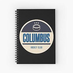 Art Columbus Blue Jackets Notebook