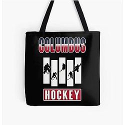 Columbus Blue Jackets All Over Print Tote Bag
