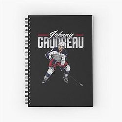 Johnny Gaudreau Columbus Spiral Notebook