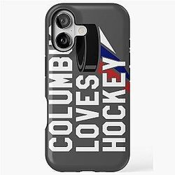 Columbus Loves Hockey iPhone Case