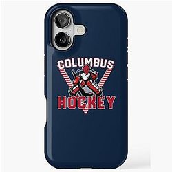 Old School Columbus Hockey Retro 90s Tough Case