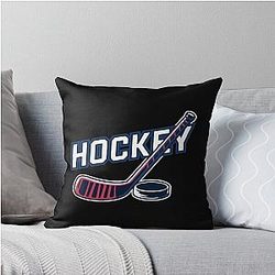 Art Columbus Blue Jackets Throw Pillow