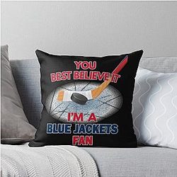 Art - Columbus Blue Jackets Throw Pillow