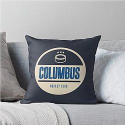 Columbus Hockey Club Throw Pillow