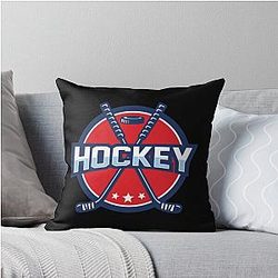 Art Columbus Blue Jackets Throw Pillow