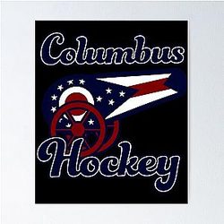Art Columbus Blue Jackets Poster