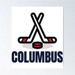 Art Columbus Blue Jackets Poster