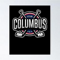 Art Columbus Blue Jackets Poster