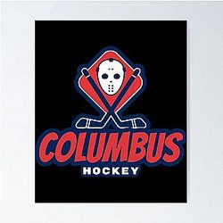 Art Columbus Blue Jackets Poster
