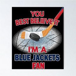 Art Columbus Blue Jackets Poster