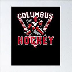 Art Columbus Blue Jackets Poster