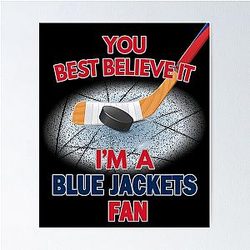 Columbus Blue Jackets Hockey Poster