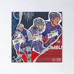 Columbus Hockey Team Design Poster