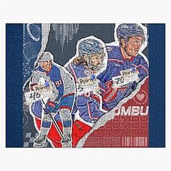 Columbus Hockey Team Squad Design Jigsaw Puzzle