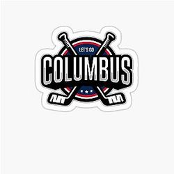 Art Columbus Blue Jackets Sticker
