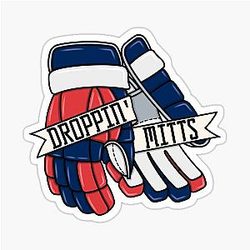 Droppin' Mitts - Columbus Ice Hockey Sticker