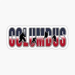 Art Columbus Blue Jackets Sticker