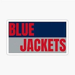 Art Columbus Blue Jackets Sticker