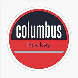 Art Columbus Blue Jackets Sticker